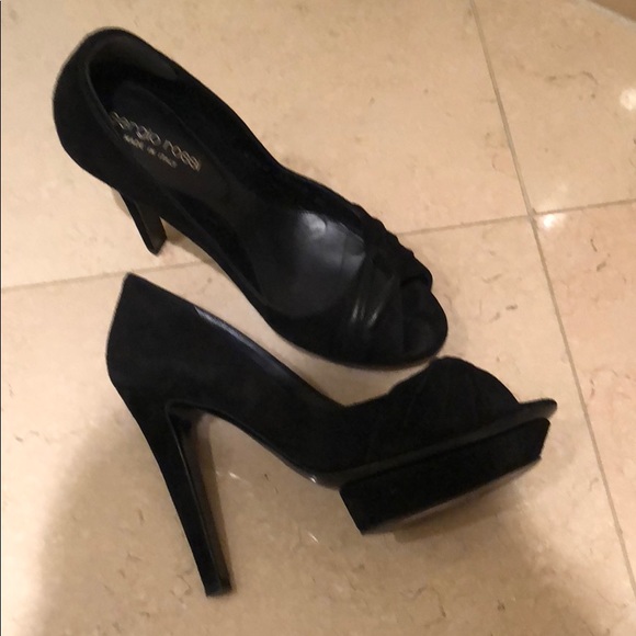 Sergio Rossi Shoes - Suede Sergio Rossi platform pump